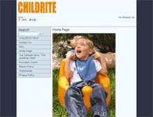 Tablet Screenshot of childrite.com